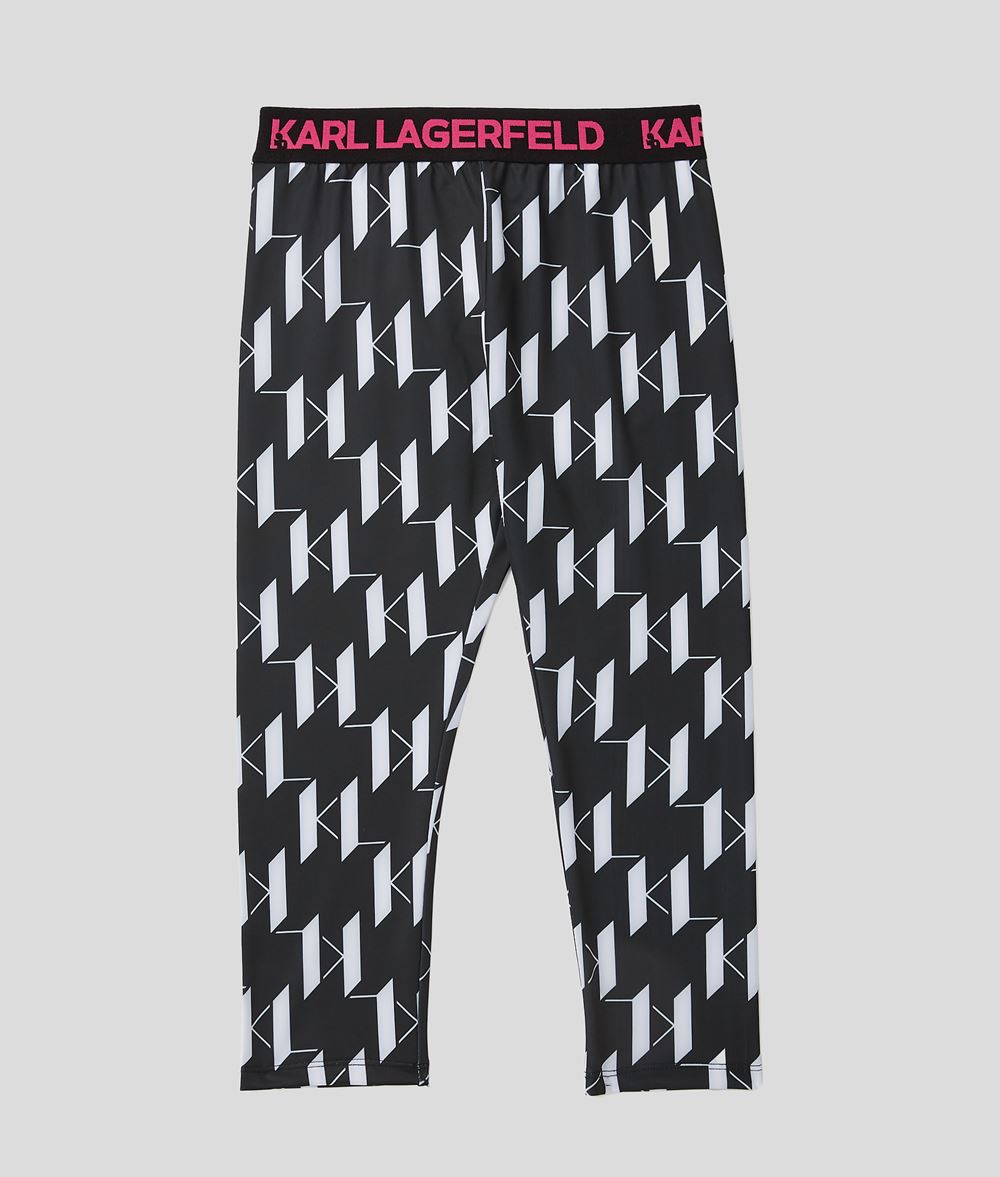 Karl Lagerfeld Sporty Legging with All Over Logo
