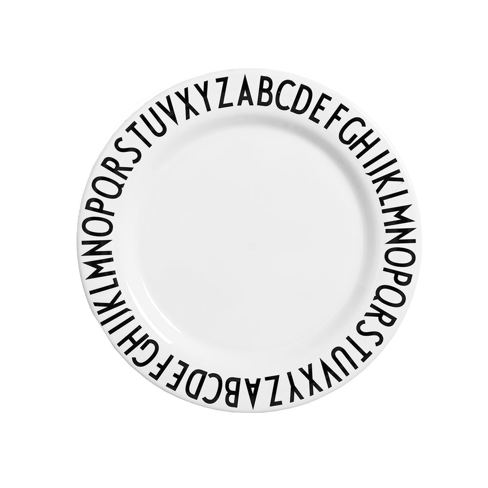 Design Letters Large Melamine Plate