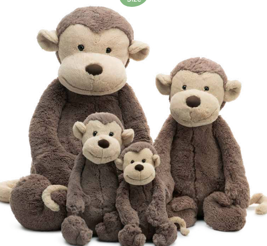 Jellycat Bashful Monkey Enfance Baby Kids