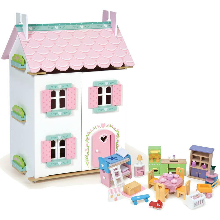 Le Toy Van Sweetheart Cottage with Furnitures