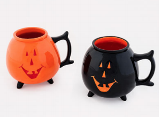 180° Pumpkin Mug, Ceramic, 4.5"