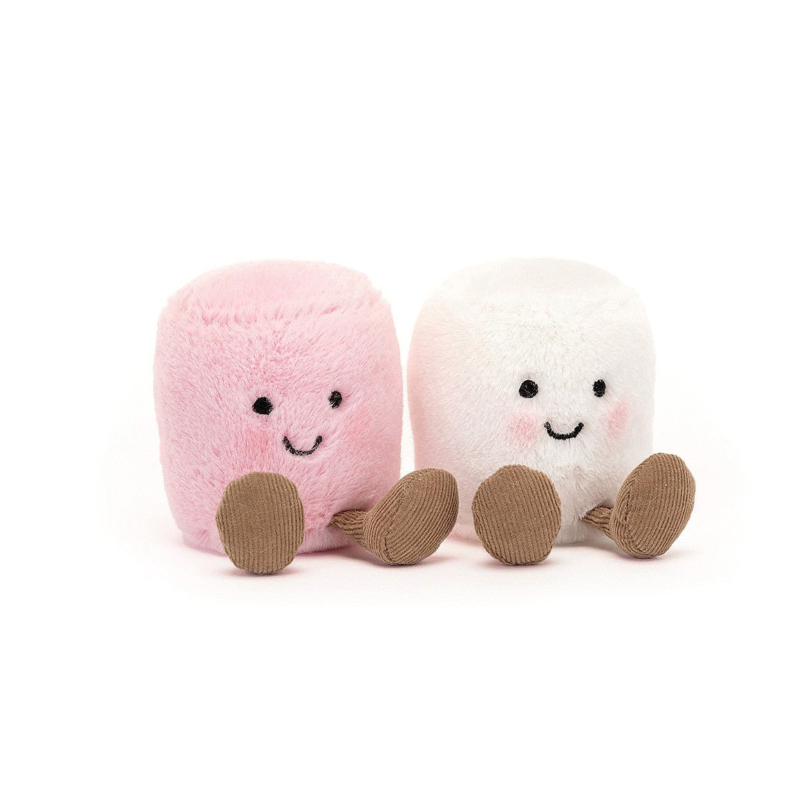 Jellycat Amuseable Pink and White Marshmallow