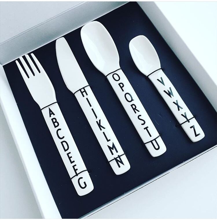 Design Letters Kids Melamine Cutlery