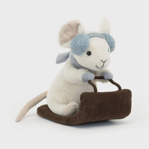 Jellycat Merry Mouse Sleighing
