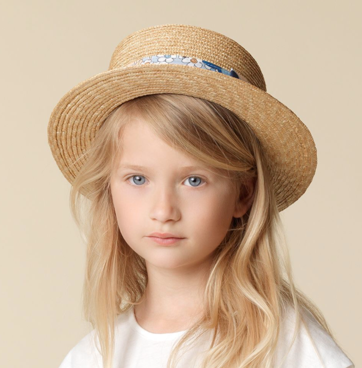Chloé Straw Hat with Wide Stripe