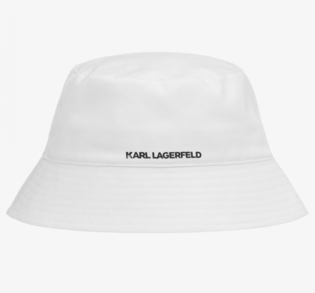 Karl Lagerfeld Bucket Hat White