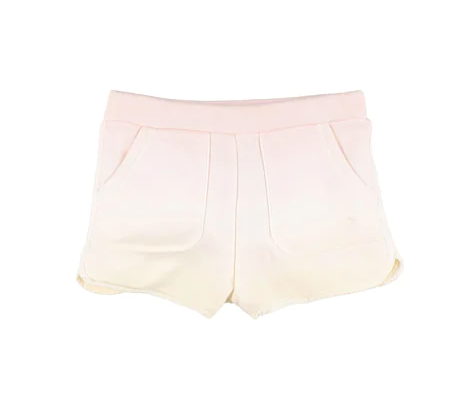 Bonpoint Girl Pink and Yellow shorts with Cherry logo