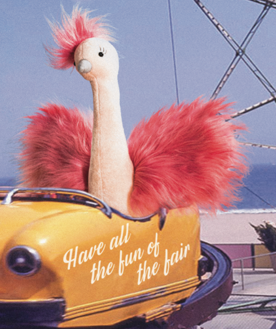 Jellycat Fou Fou Ostrich Enfance Baby Kids