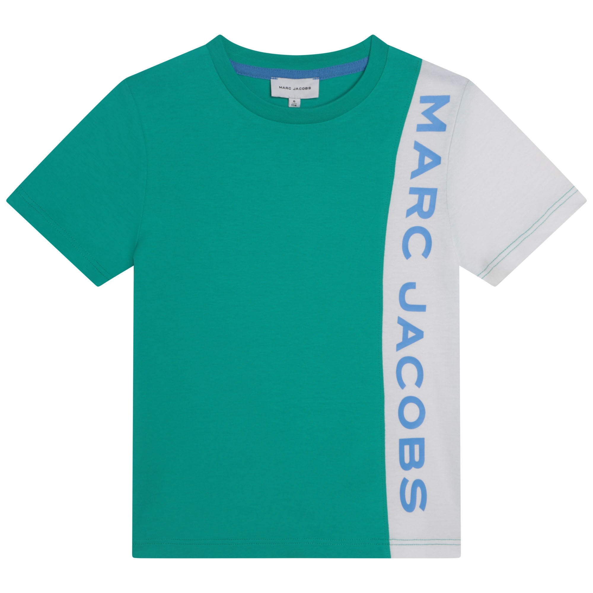 The Marc Jacobs SS T-shirt in Green & White