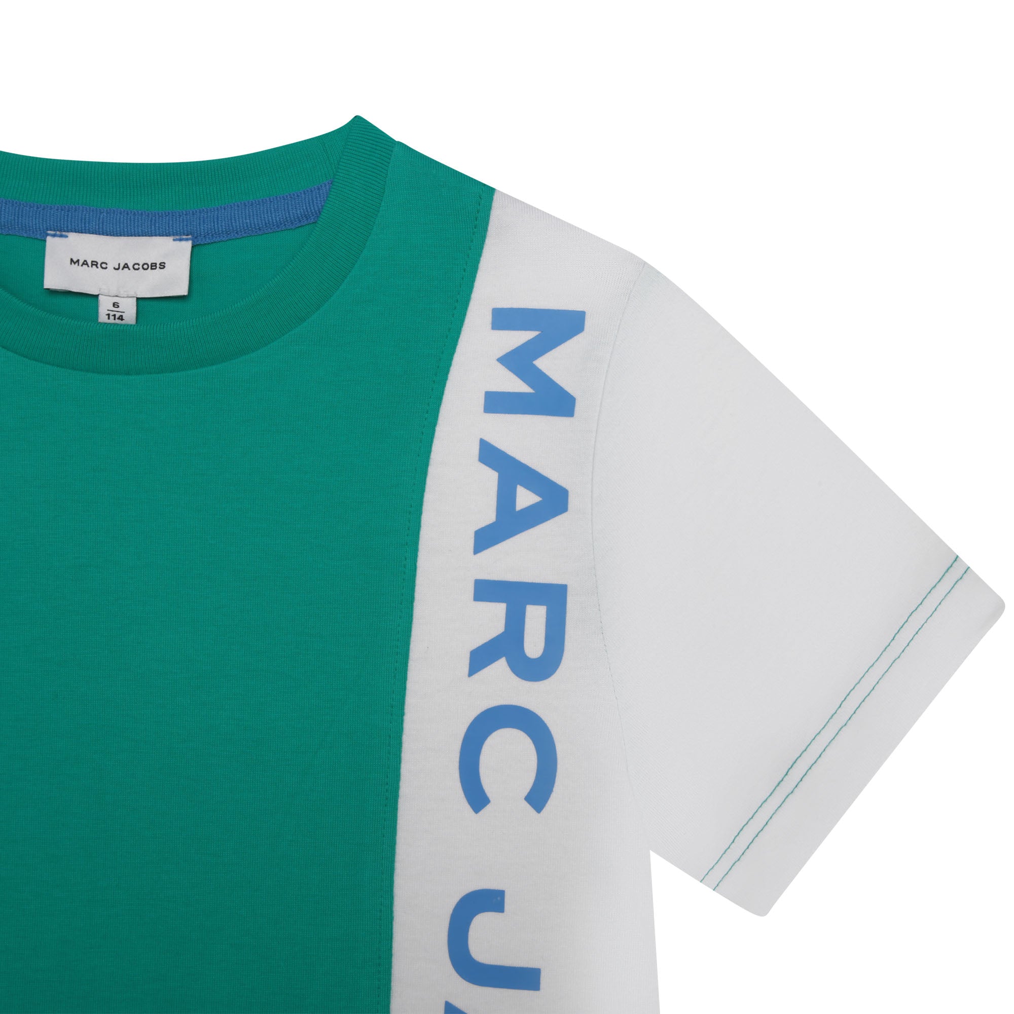 The Marc Jacobs SS T-shirt in Green & White