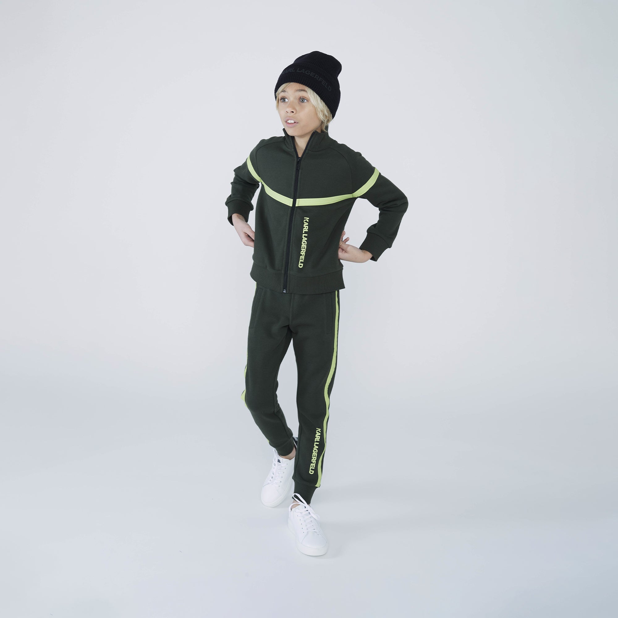 Karl Lagerfeld Kids Boys Sweatpants with Taping Details