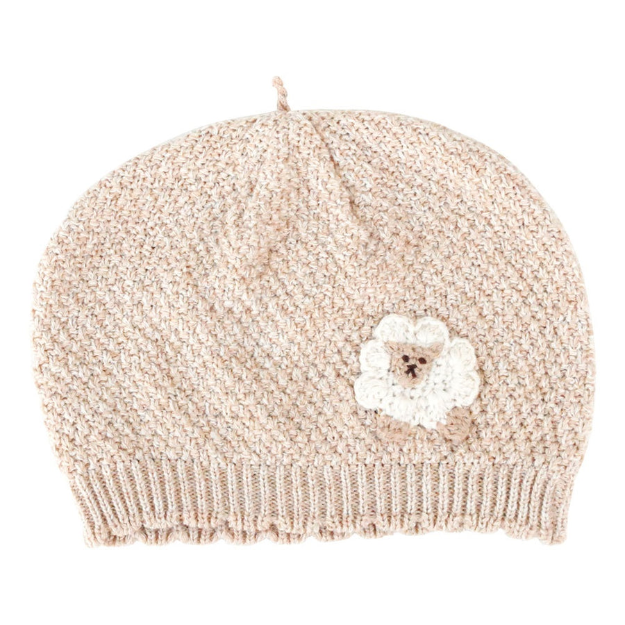 Hoppetta Organic Cotton Hat Beige Sheep Newborn-85cm