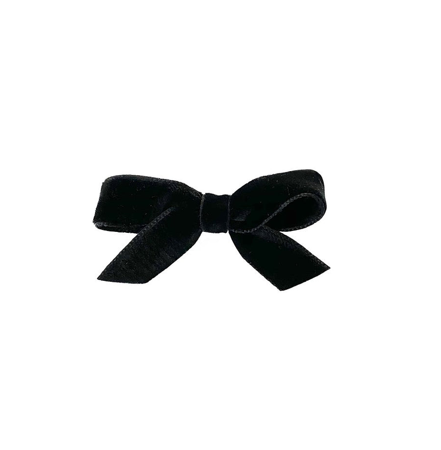 Olilia Designs Clip Velvet Bow Small