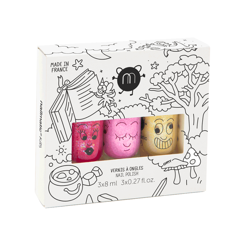 Nailmatic Set of 3 Nail Polishes Magic Forest