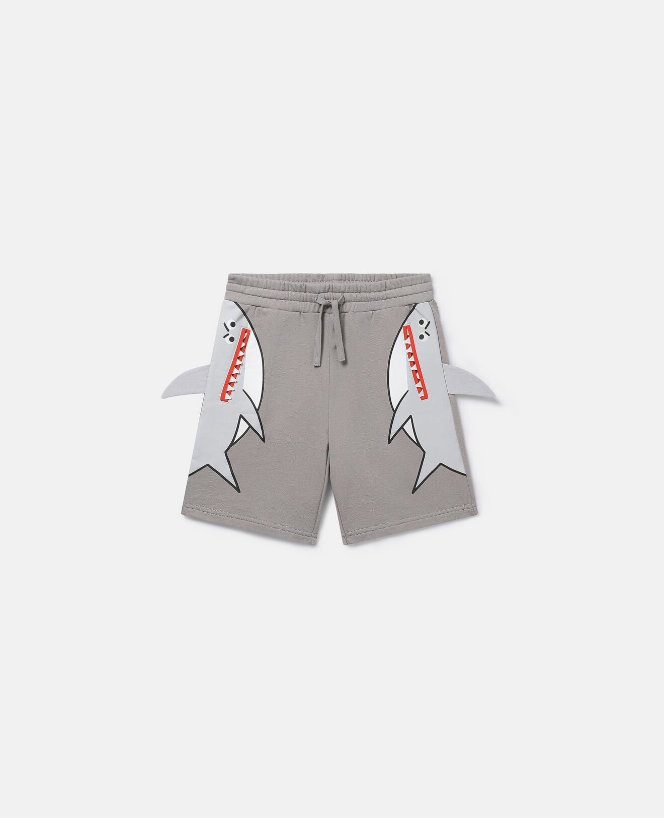 Stella McCartney Kids Boy Double Shark Motif Jersey Shorts