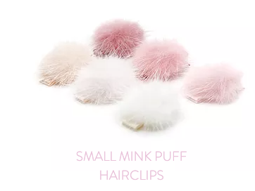 Olilia Designs Clip Mink Puff Small