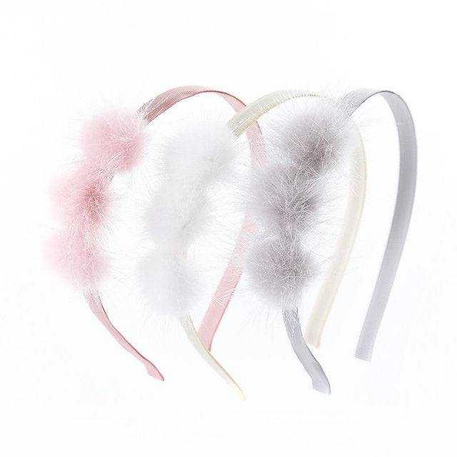 Olilia Designs Hard Hairband Mink Trio