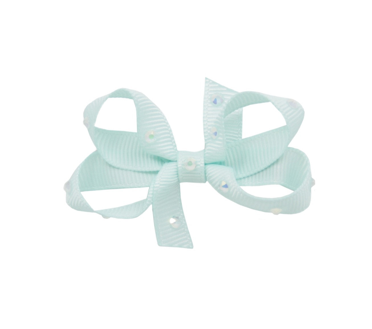 Olilia Designs Clip Classic Bow with Crystals Small