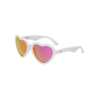 Babiator Sweethearts White w/Pink Mirror Lens Sunglasses