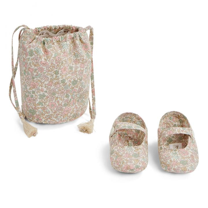 Bonpoint Lilibee Liberty Exclusive Slippers + Pouch | Ecru