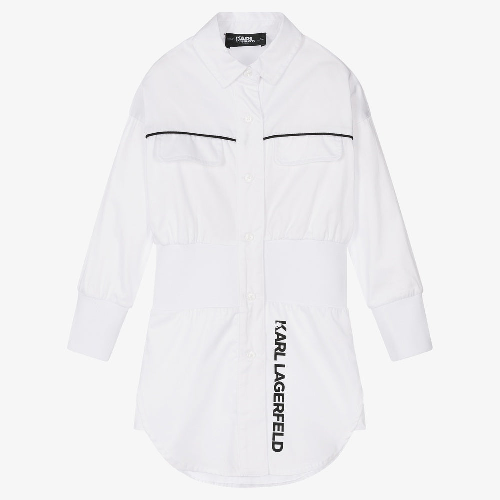 Karl Lagerfeld Girls Button Up Shirt Dress