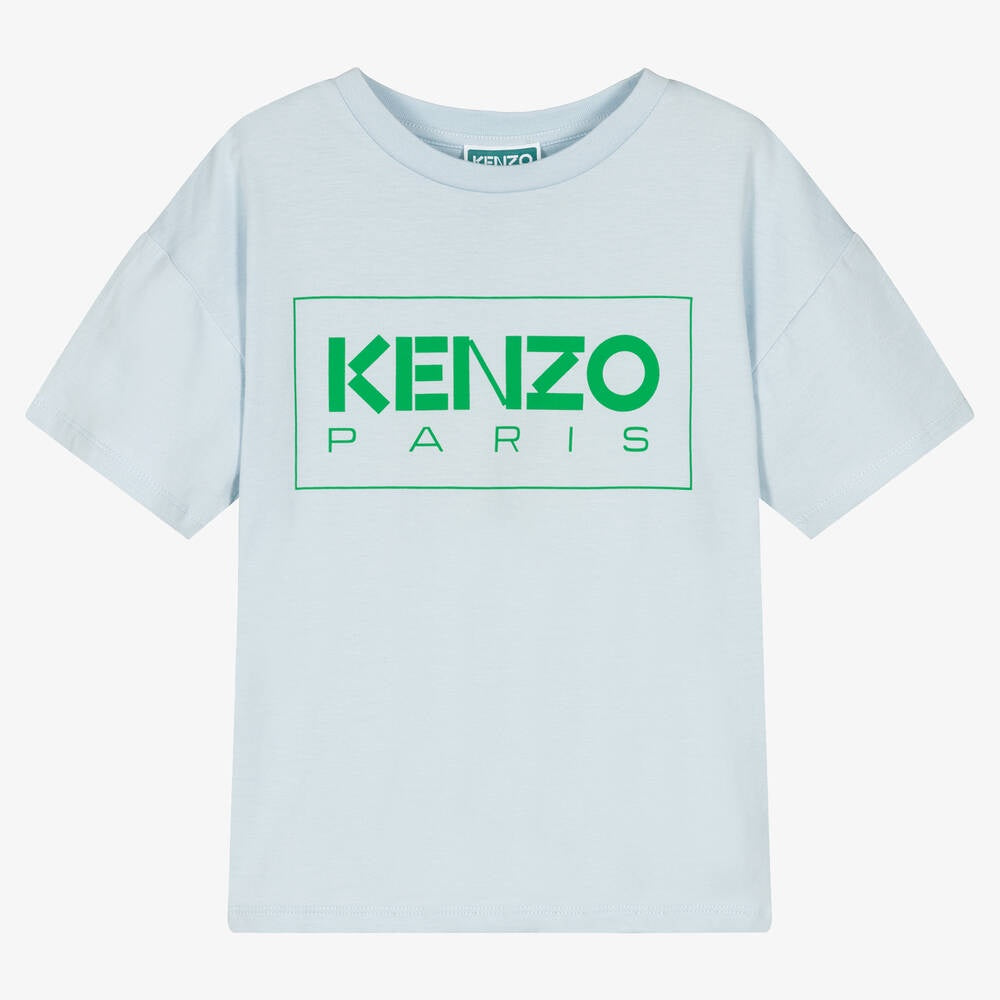 Kenzo SS Logo Tee Pale Blue