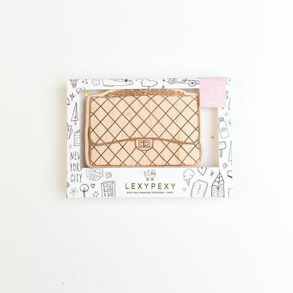 Lexypexy Eco-Chic Wooden Teethers + Toy