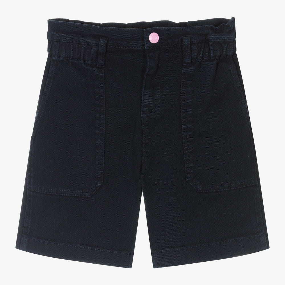 The Marc Jacobs Girls Blue Cotton Shorts