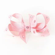 Olilia Designs Clip Classic Bow with Crystals Small